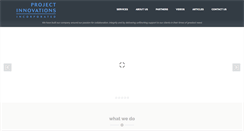 Desktop Screenshot of projectinnovations.com