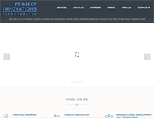 Tablet Screenshot of projectinnovations.com